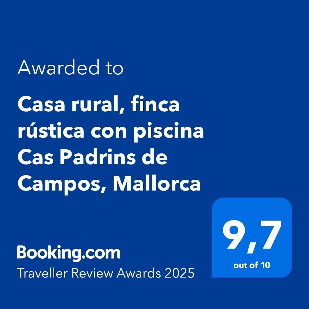 Вилла Casa Rural, Finca Rustica Con Piscina Cas Padrins De Campos, Mallorca